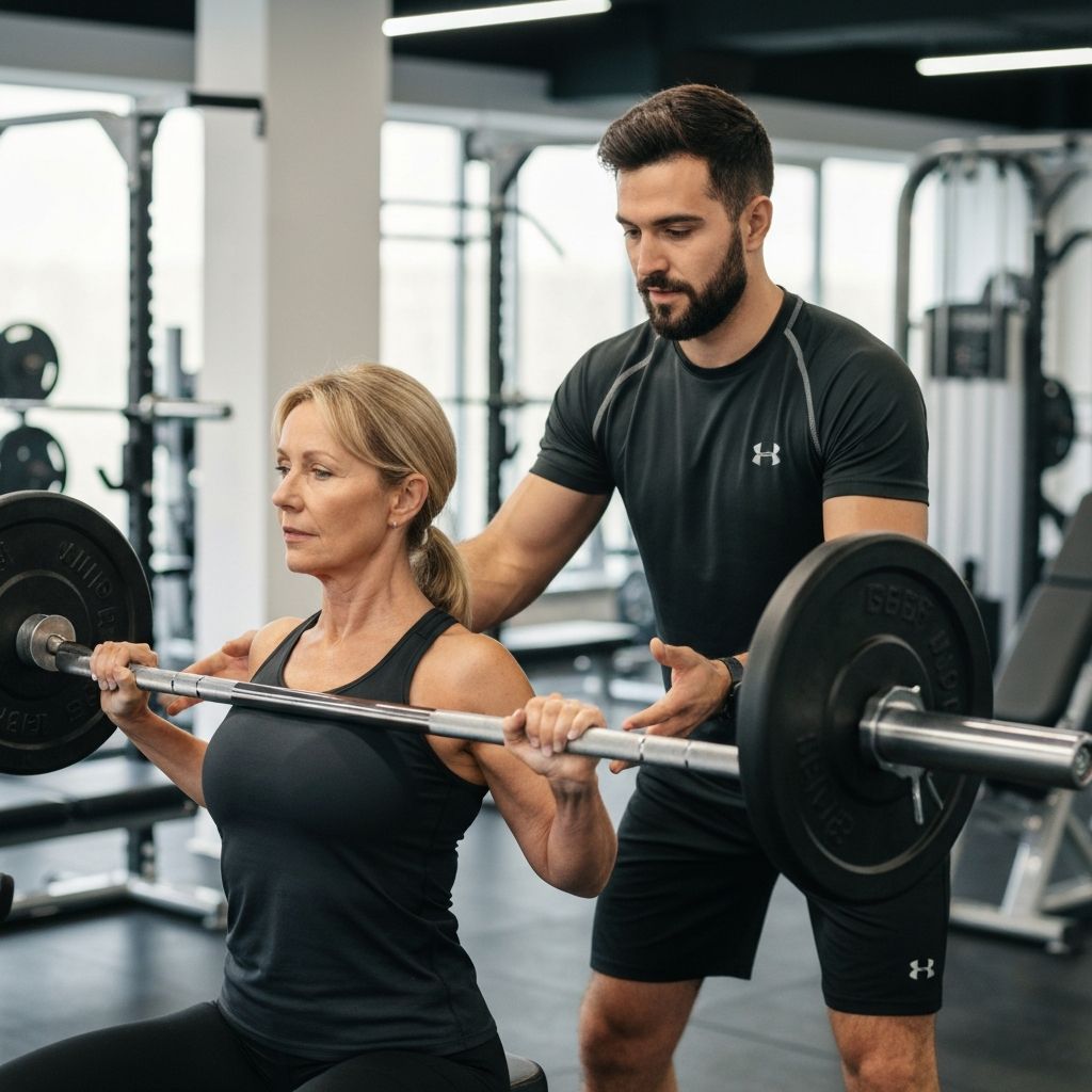 웨이트트레이닝 프로그램 진행 모습